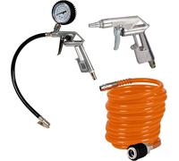 Originale Set 3 Accessori per Compressore Pistola Gomme con Aria Compressa