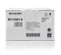 Toner Sharp MX-C30GTB - Nero