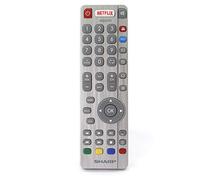 originale SHWRMC0116 RF Telecomando fit per Sharp Aquos UHD 4K LED Smart 3D TVs with NETFLIX NET+ YouTube Buttons