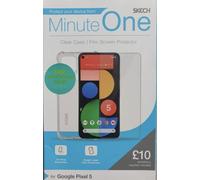 Originale SKECH Google Pixel 5 Custodia Trasparente E Film Proteggi Schermo 360