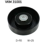 Originale SKF Rullo Di Guida/Deviazione Cinghia A V VKM 31001 Per Audi Seat