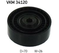 Originale SKF Rullo Di Guida/Deviazione Cinghia A V VKM 34120 Per Ford Jaguar