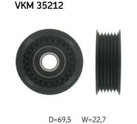 Originale SKF Rullo Di Guida/Deviazione Cinghia A V VKM 35212 Per Opel Renault