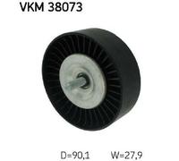 SKF Puleggia di rinvio/guida VKM 38073 per cinghia trapezoidale