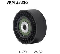 Puleggia di rinvio/guida, cinghia trapezoidale SKF VKM 33316