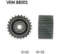 2 x Rullo tendicinghia distribuzione SKF per SUBARU IMPREZA I, IMPREZA Kombi