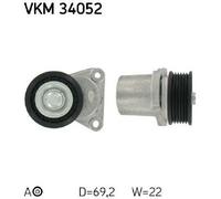 Originale SKF Rullo Tensionatore Cinghia A Fessura VKM 34052 Per Ford Volvo