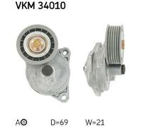 Originale SKF Rullo Tensionatore Cinghia Poly V VKM 34010 Per Ford Mazda