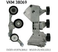 Originale SKF Rullo Tensionatore Cinghia Poly-V VKM 38069 Per Mercedes-Benz