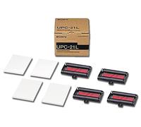 ORIGINALE Sony Value Pack differenti colori UPC-21L + A6 Farb- Pacchetto stampa fotografica 200 Blatt A6 Pacchetto di stampa a colori ? 200 pagine + 4 rulli