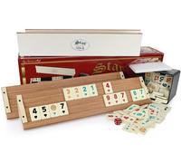 Originale Star GOLD Ramino / Okey Di Holz-Plastik Con Melamina Mattoncini/Chiaro