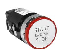 Originale Start Stop Interruttore Pulsante Bottone Anello Rosso per Audi A4 B8