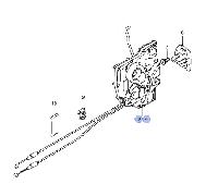 Originale Suzuki Veloce 05-11 5 Porta Chiavistello Serratura Meccanismo Ant Dx