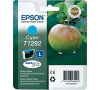 Originale T1292 Ciano per Epson SX420 525WD 620FW BX320 C13T12924012, Capacità: 7ML