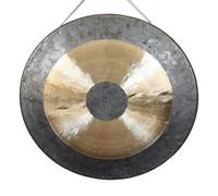 Originale Tam Tam Gong o meditazione come suono di sottofondo sogno fantasioso e viaggio per terapia o semplice relax, con legno/cotone pizzo (35 cm)