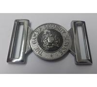 Originale The Gambia Sicurezza Servizio Insignia Fibbia Cintura Cromo Locket New
