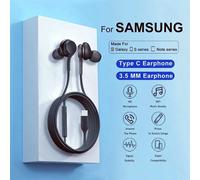 Originale Tipo C Auricolare Cablato Per Samsung Galaxy S23 S21 S22 Ultra Plus 3.5mm Auricolari Cuffie A54 A34 A53 A53 Accessori
