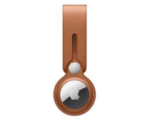 Originale/Ufficiale Apple Airtag Pelle Loop - Sella Marrone - Nuovo