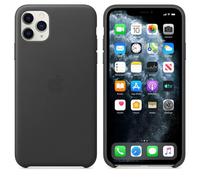 Originale/Ufficiale Apple IPHONE 11 Pro Max Pelle Custodia / Cover - Nero -