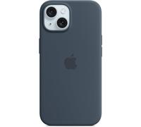 Apple Custodia MagSafe in silicone per iPhone 15 Plus - Blu Tempesta
