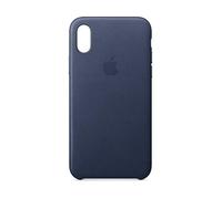 Originale/Ufficiale Apple IPHONE X Pelle Custodia / Cover - Mezzanotte Blu -