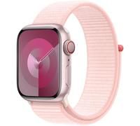 Originale/Ufficiale Apple Orologio 40mm 41mm 42mm Sport Loop - Luce Rosa - Nuovo