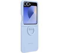 Originale/Ufficiale Samsung Galaxy Flip6 & Flip7 FE Silicone Case con Anello Blu