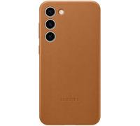 Originale/Ufficiale Samsung Galaxy S23+ Plus Pelle Custodia/Custodia - Camel