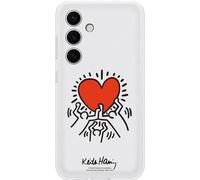 Originale/Ufficiale Samsung Galaxy S24 Flipsuit Custodia - Keith Haring - Bianco