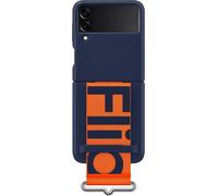 Originale/Ufficiale Samsung Galaxy Z Flip3 5G Silicone Coprire Con Laccio - Blu