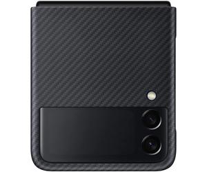 Originale/Ufficiale Samsung Galaxy Z Flip3 Aramide Custodia Cover / Cover - Nero