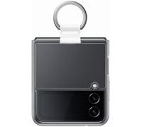 Originale/Ufficiale Samsung Galaxy Z Flip4 Cover Trasparente con Anello -