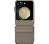 Originale/Ufficiale Samsung Galaxy Z Flip5 Eco Pelle Custodia - Etoupe (Grigio)