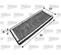 VALEO 698737 Filtro, Aria abitacolo PROTECT, Filtro anti polline al carbone attivo, Protezione contro il polline, la polvere, i batteri, i gas e i cattivi odori