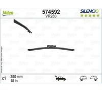 Valeo Spazzola tergicristallo posteriore Originale Silencio 574592 per Range Rover Sport