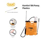 ORIGINALE VOLPI POMPA A ZAINO SPALLA LT 16 VBlack Komfort Plastica