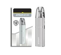Originale VOO-"POO Argus G3 Mini Kit integrato da 1350 mAh [5-30 W] Uscita massima + con cartuccia Argus Top Fill V2 da 3 ml Pod vuoto 0,7 ohm-Senza nicotina, senza liquido