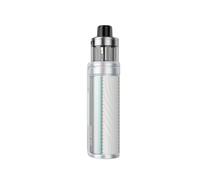 Originale VOO-POO Drag S2 Kit 60W Vape con 2500mAh Batteria 5ML PnP X Pod Cartuccia Fit PnP X Coil Sigaretta Elettronica Vaporizzatore Senza nicotina (Bianco perla)