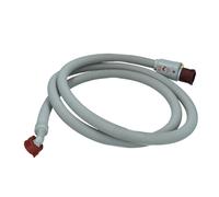 wpro SIH250 - Tubo flessibile di arresto dell'acqua / 2,5 m / 20 bar/Aquastop/universale/adatto fino a 90 gradi Celcius/attacco filettato dritto/angolato
