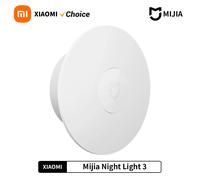 Originale XIAOMI Mijia Luce notturna 3 Luminosità regolabile Sensore intelligente a infrarossi per il corpo umano Base magnetica per la vita domestica intelligente