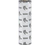 ORIGINALE Zebra nastro a trasferimento termico nero 03200GS11007 3200 WAX-RESIN 12 Rotoli cera-resina 110 mm x 74 m nucleo: 127 mm