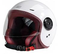 ORIGINE Casco Jet Moto ECE 22.06 Scooter Leggero con Visiera Lunga | Design leggero e compatto con visiera trasparente lunga, ideale per gli spostamenti urbani e l'uso quotidiano.