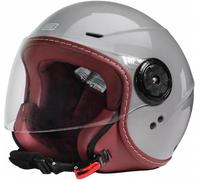 ORIGINE Casco Jet Moto ECE 22.06 Scooter Leggero con Visiera Lunga | Design leggero e compatto con visiera trasparente lunga, ideale per gli spostamenti urbani e l'uso quotidiano.