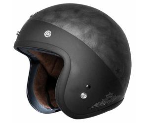 Origine Casco Jet Primo Rocker Silver Argento Custom Old Style