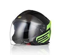 ORIGINE Casco Moto Jet Casco Scooter con Doppia Visiera Omologato ECE 22-06