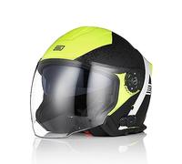 ORIGINE Casco Moto Jet with Bluetooth Casco Scooter con Doppia Visiera Omologato ECE 22-06