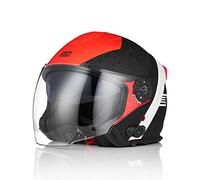 ORIGINE Casco Moto Jet with Bluetooth Casco Scooter con Doppia Visiera Omologato ECE 22-06