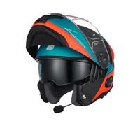 ORIGINE Casco Moto Modulare Bluetooth Interfono Voice Dial Casco Moto Omologato ECE2206 Chiamata Vivavoce