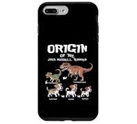 Origine di Jack Russells Terrier Evolution History Amante dei cani Custodia per iPhone 7 Plus/8 Plus