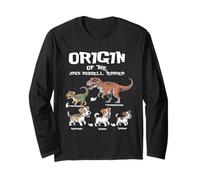 Origine di Jack Russells Terrier Evolution History Amante dei cani Maglia a Manica